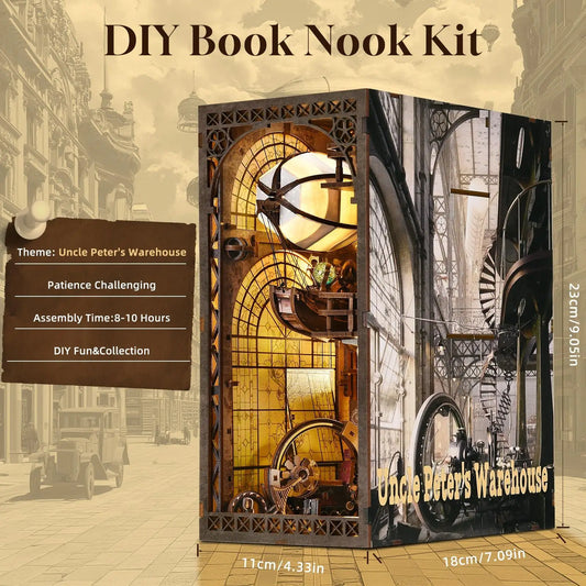 DIY Book Nook Kit - Uncle Peter's Warehouse | Miniverse Studio
