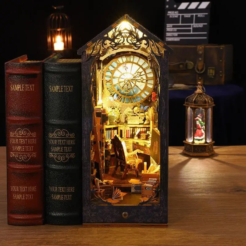 Book Nook DIY – Detective Agency – Diorama with Furniture, Lights & English Manual