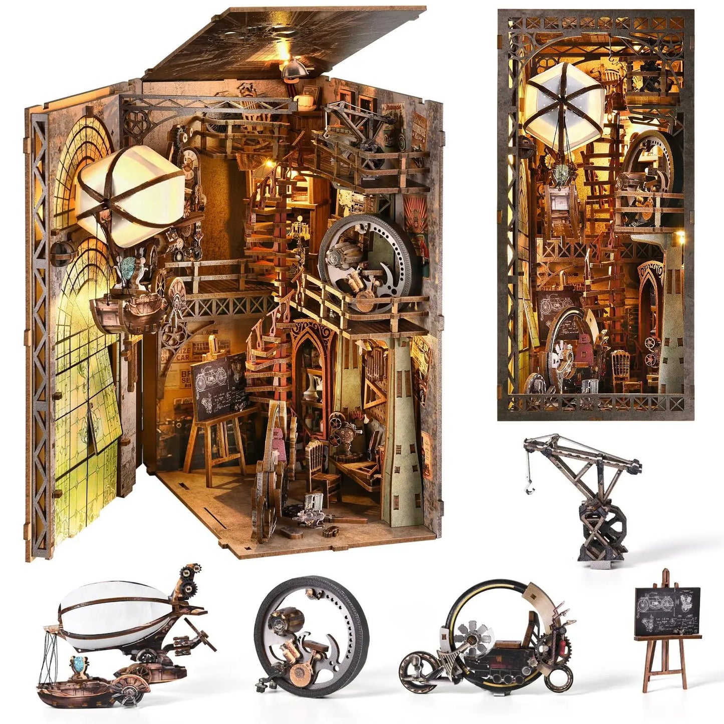 DIY Book Nook Kit - Uncle Peter's Warehouse | Miniverse Studio