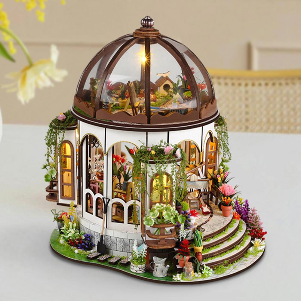 Hanging Garden book nook kit, a beginner-friendly greenhouse dome diorama