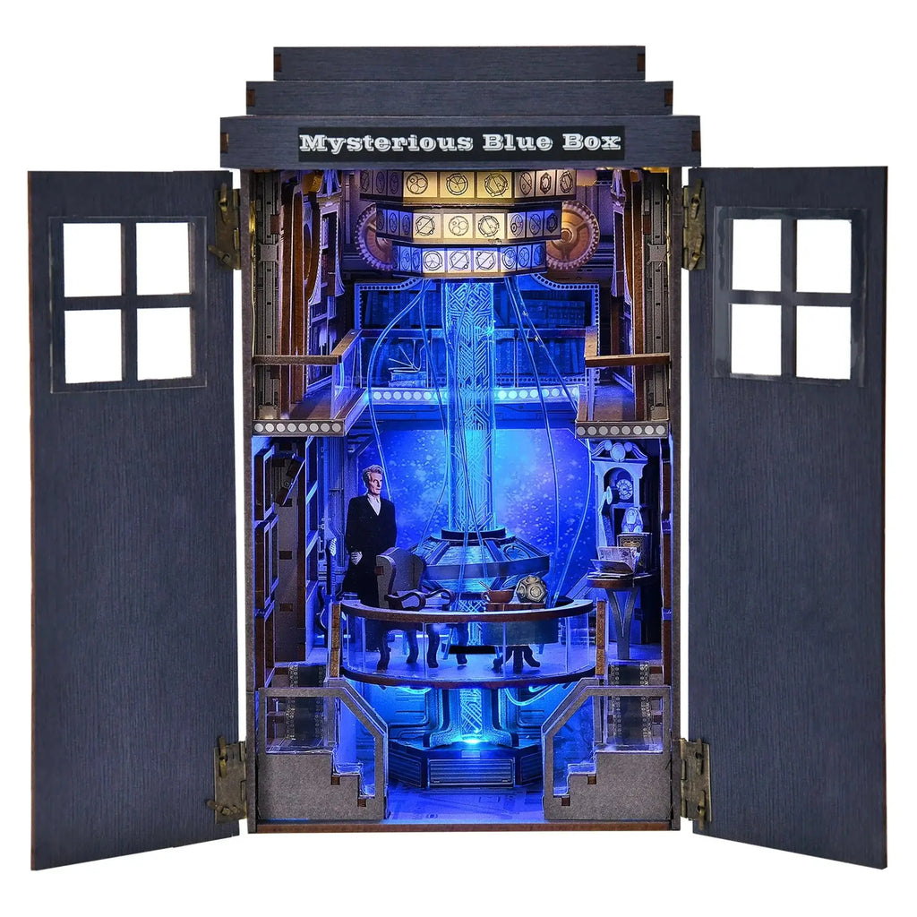 Book Nook DIY “Mysterious Blue Box” – TARDIS Diorama for Doctor Who Fans