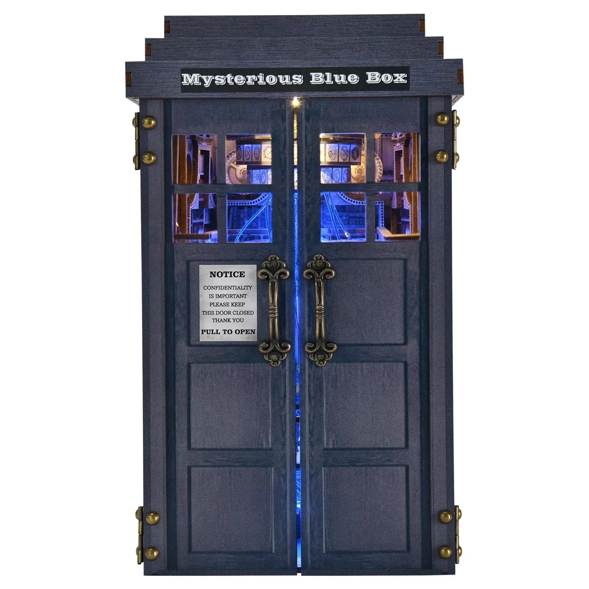 Book Nook DIY “Mysterious Blue Box” – TARDIS Diorama for Doctor Who Fans