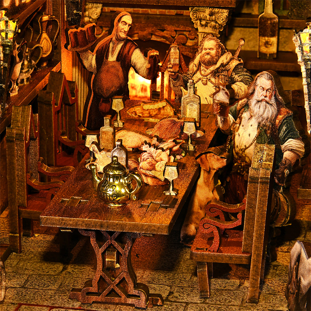 Detalle Book Nook Dark's Tavern Miniverse Studio®