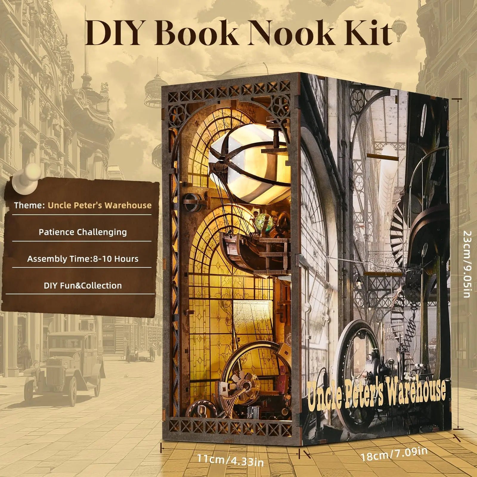 DIY Book Nook Kit - Uncle Peter's Warehouse | Miniverse Studio