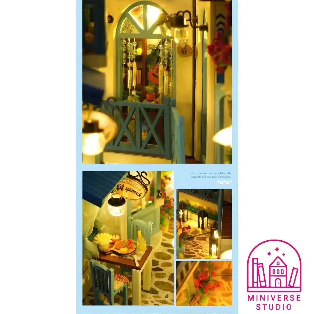 Book Nook DIY – Cozy Fishing Village with LED Light and Handcrafted Design