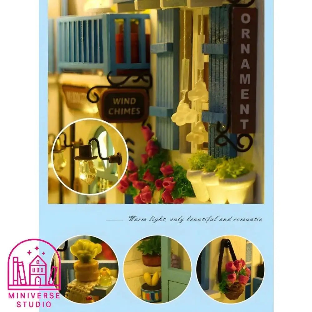 Book Nook DIY – Cozy Fishing Village with LED Light and Handcrafted Design