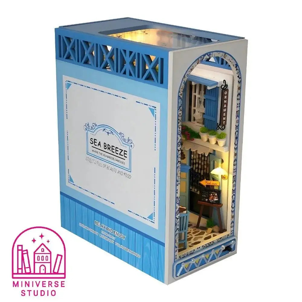 Book Nook DIY – Cozy Fishing Village with LED Light and Handcrafted Design