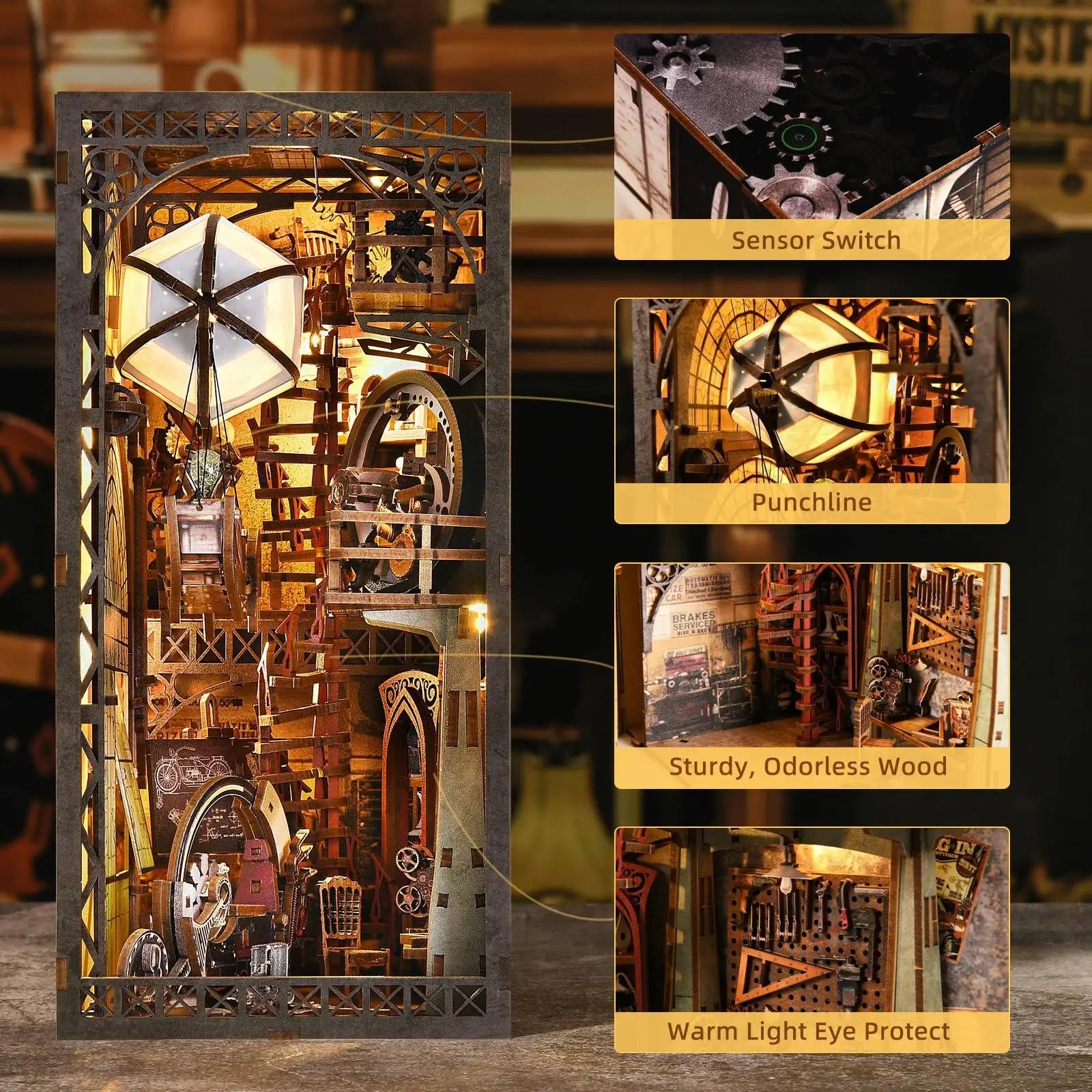 DIY Book Nook Kit - Uncle Peter's Warehouse | Miniverse Studio