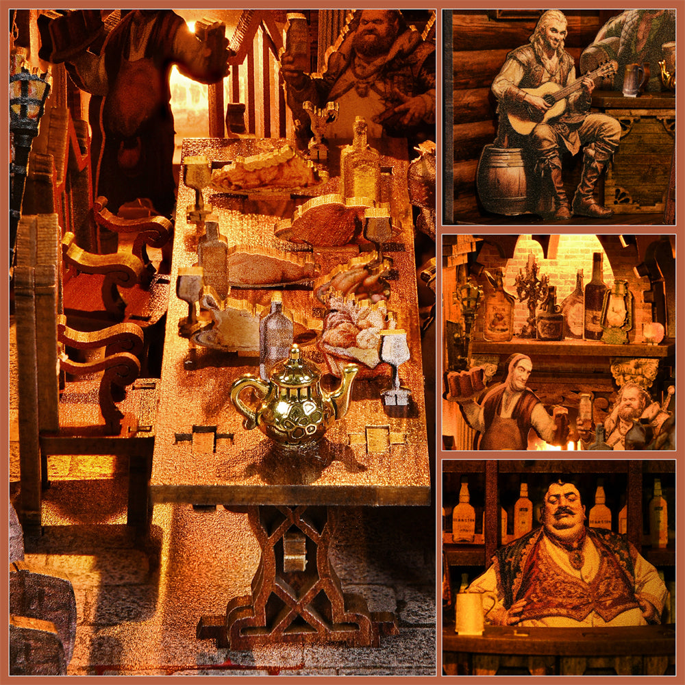 DIY Medieval Tavern Book Nook – A Secret Portal to Fantasy and Craftsmanship