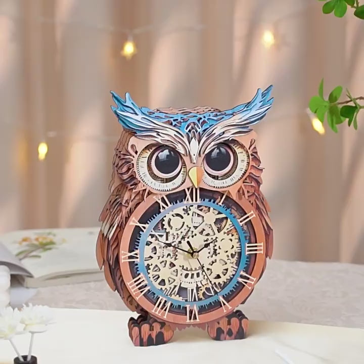 Owl Wall Clock - product video