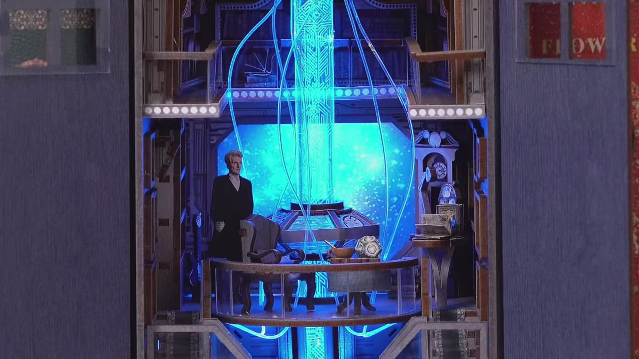 Book Nook DIY “Mysterious Blue Box” – TARDIS Diorama for Doctor Who Fans