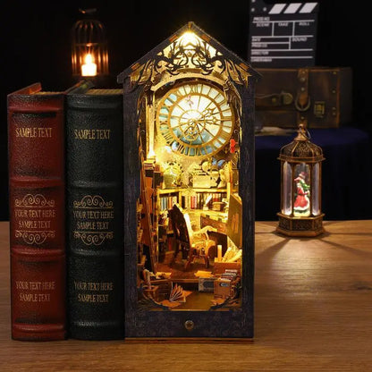 Book Nook DIY – Detective Agency – Diorama with Furniture, Lights & English Manual