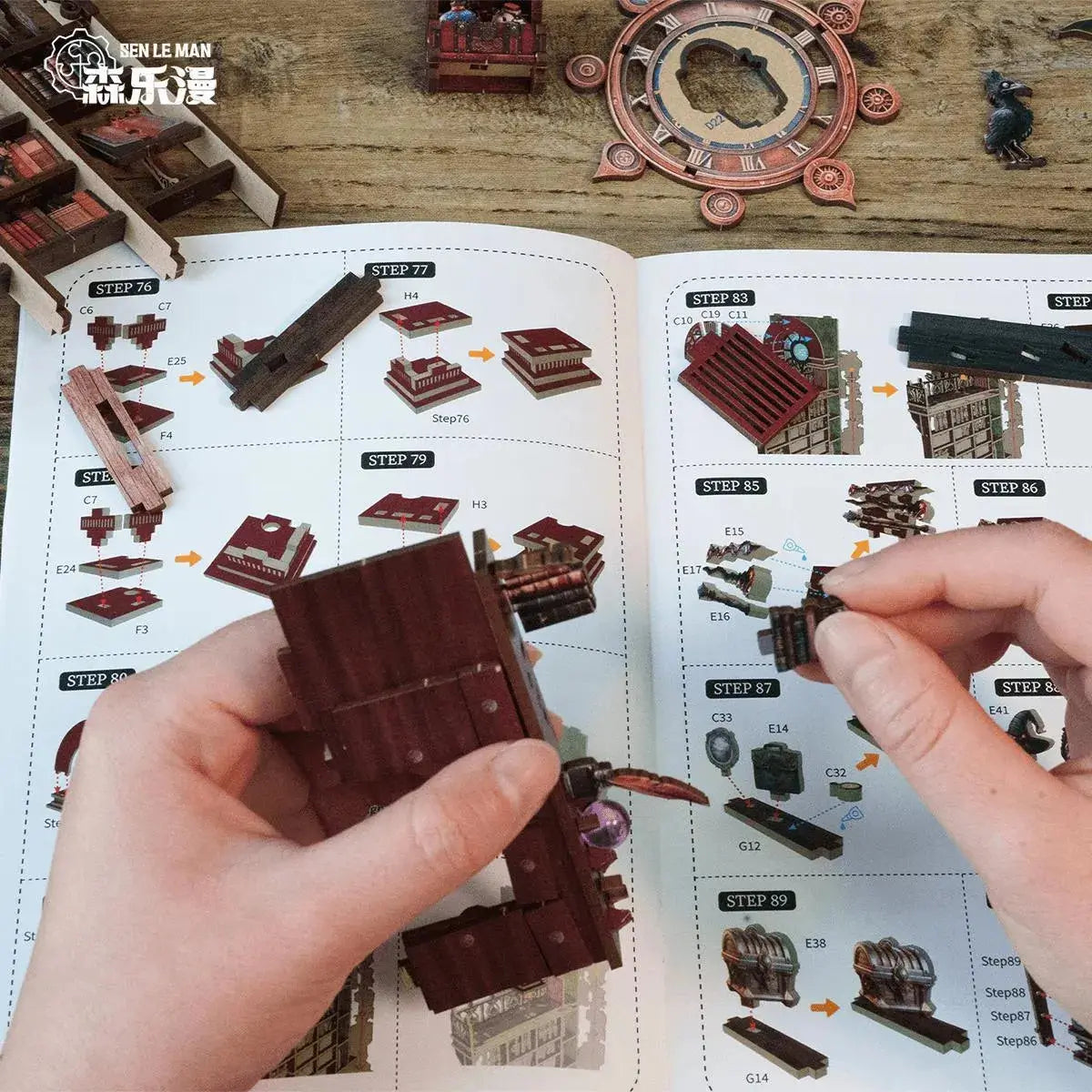 Book Nook "Voyage Memories" – DIY Maritime Exploration Diorama with LED Lights