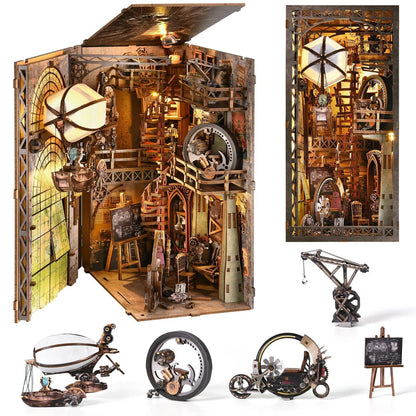 DIY Book Nook Kit - Uncle Peter's Warehouse | Miniverse Studio